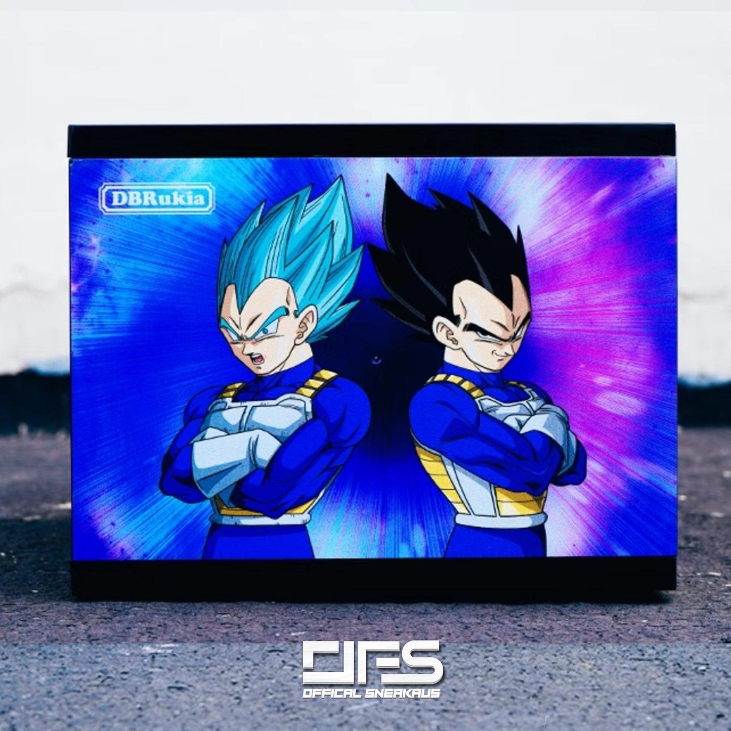 Custom Sneaker Storage Box : DBS Vegeta Blue