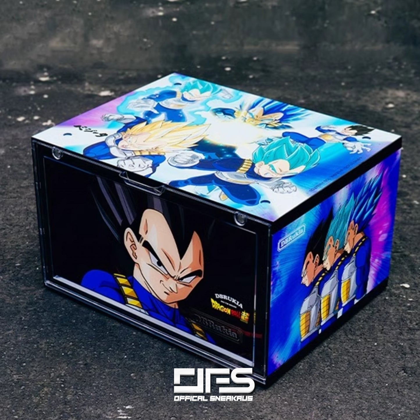 Custom Sneaker Storage Box : DBS Vegeta Blue