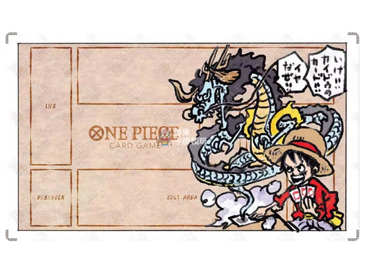 One Piece TCG Play Mat LUFFY KAIDOU WANO