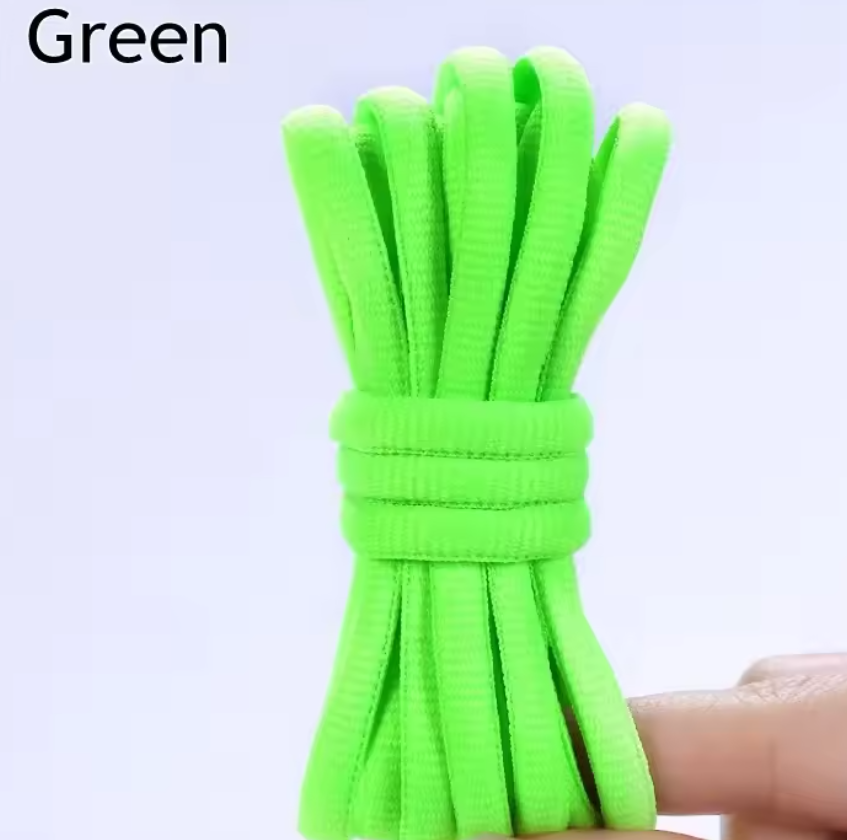 Oval Laces - ASICS /  TN Laces 'Green'