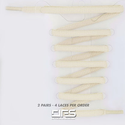 Oval Laces - ASICS /  TN Laces 'Beige' (2 For 1)