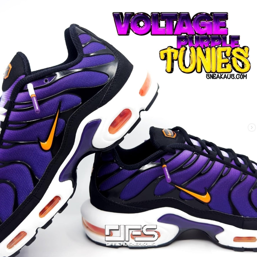TN Laces Tuned Air Since 1998 Replacement "VOLTAGE PURPLE" Limited Edition