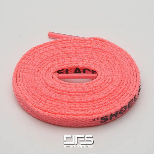 "SHOELACES" Fluro Pink