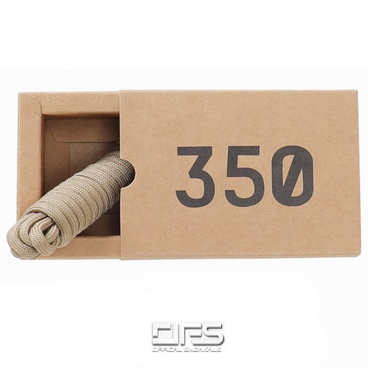 YZY Boost 350 Laces : Light Brown Non-Reflective