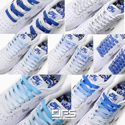 AF1 / Jordan Laces 'Sky Blue Fade'