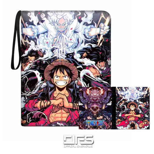 One Piece Premium Leather Album Card Binder: G5 Luffy & Zoro