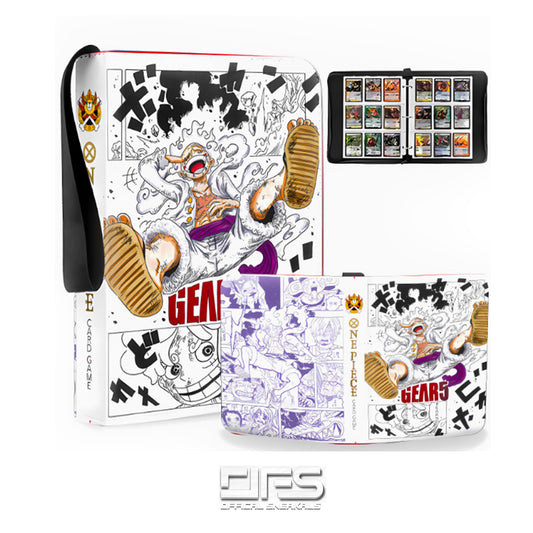 One Piece Premium Leather Album Card Binder: Gear 5 Luffy Comic