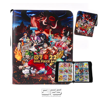 One Piece Premium Leather Album Card Binder: Wano Straw Hats