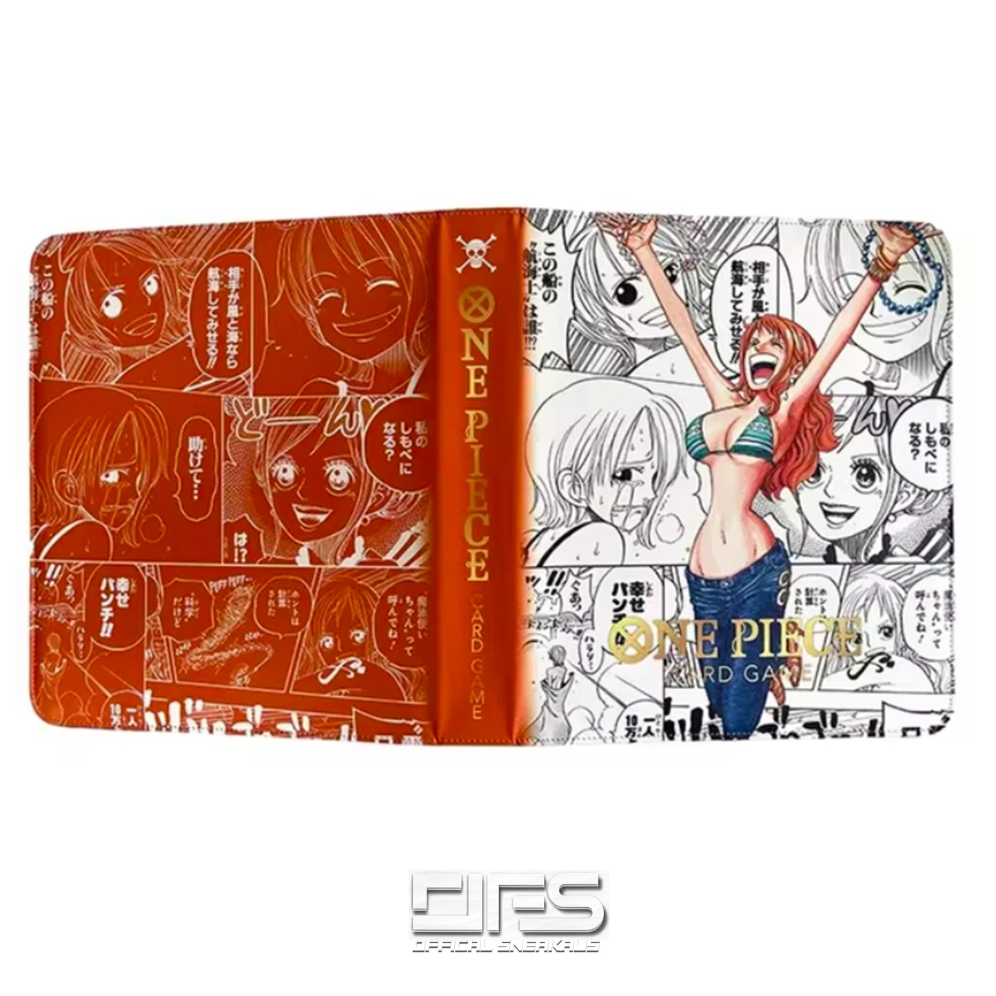 One Piece Premium Leather Album Card Binder: Manga Nami