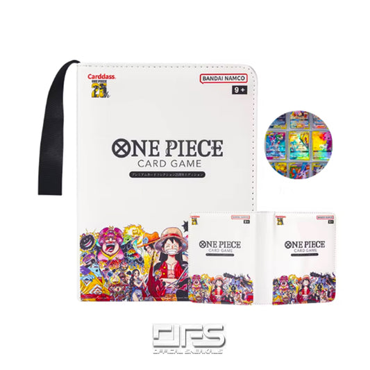 One Piece Premium Leather Album Card Binder: OP 25th Anniversary