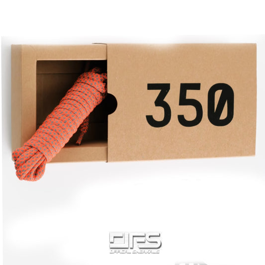 YZY Boost 350 Laces : Orange Reflective