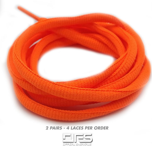 Oval Laces - Standard TN Laces 'Orange' (2 For 1)