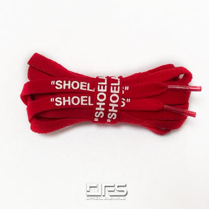 "SHOELACES" Red