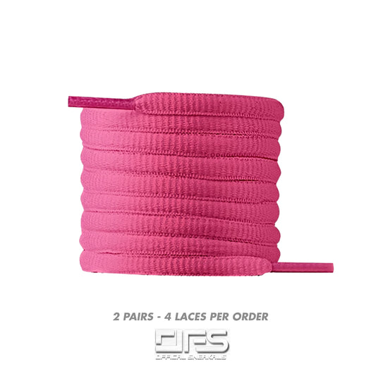 Oval Laces - ASICS / TN Laces 'Rose Pink' (2 For 1)