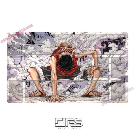 One Piece TCG Play Mat Manga luffy