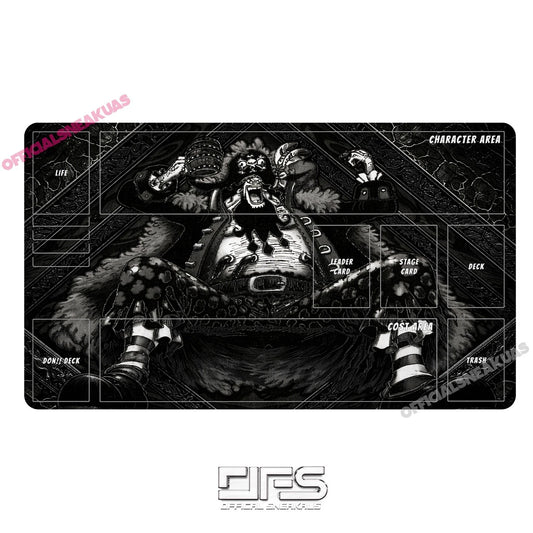 One Piece TCG Play Mat Blackbeard Teach