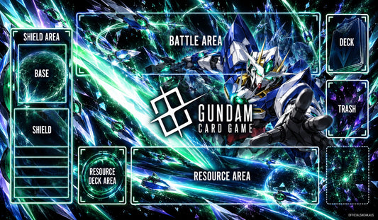 Gundam TCG Playmat: 00 Qan[T] — Quantum Break