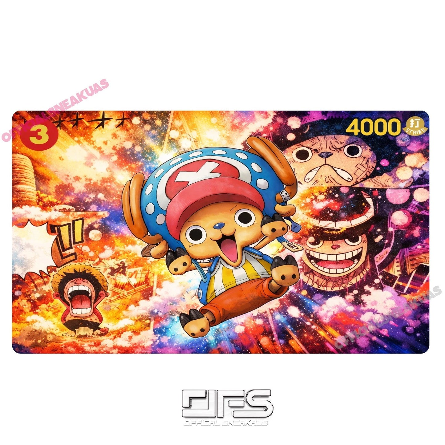 One Piece TCG Play Mat manga chopper V2