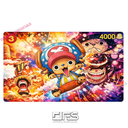 One Piece TCG Play Mat manga chopper V2