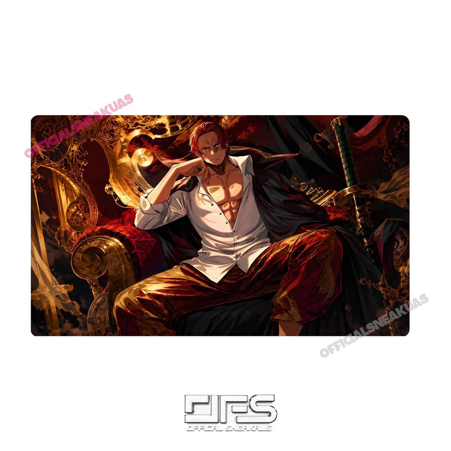 ONE PIECE PLAYMAT SHANKS OP17
