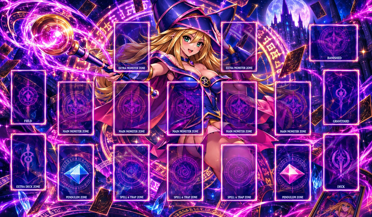 Yugioh TCG Playmat Dark magician Girl