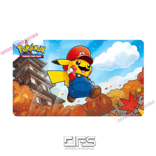 Pokemon Play mat mario pikachu