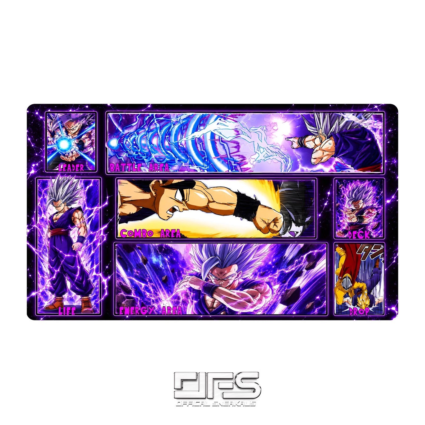 DRAGON BALL FUSION WORLDS PLAYMAT GOHAN TCG