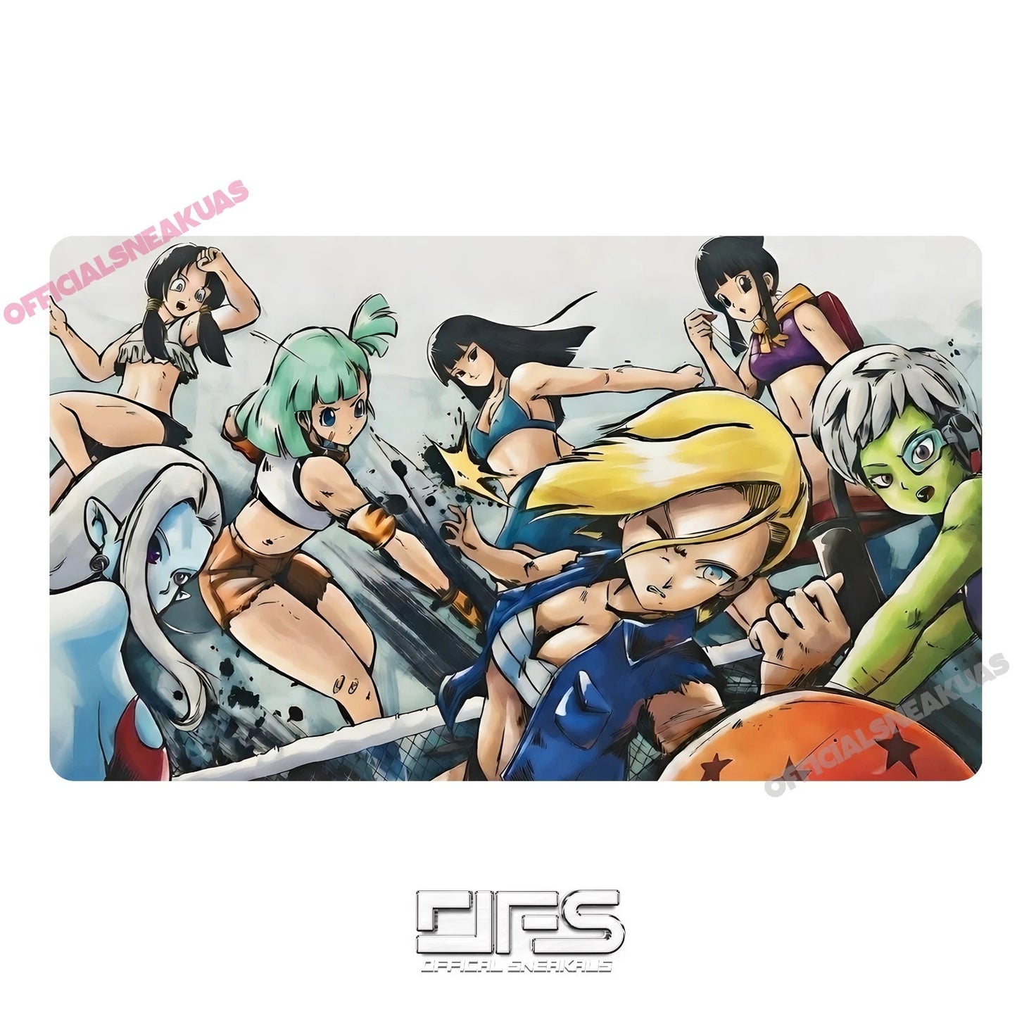 Dragon ball play mat BULMA 18 chichi Summer Celebration