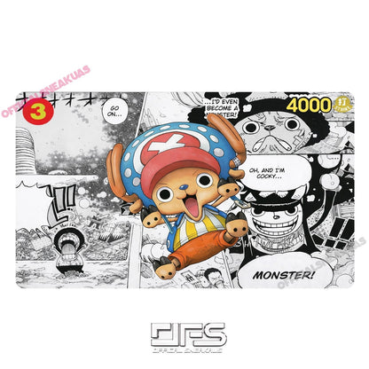 One Piece TCG Play Mat manga chopper