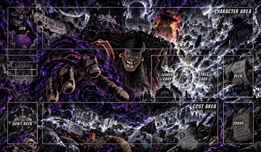 ONE PIECE PLAYMAT Blackbeard