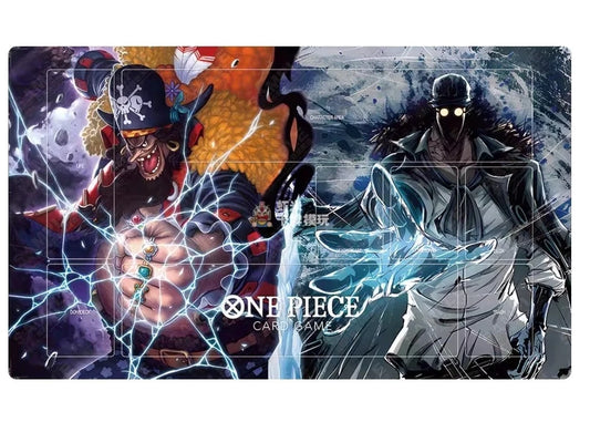 One Piece TCG Play Mat Black beard Kuzan