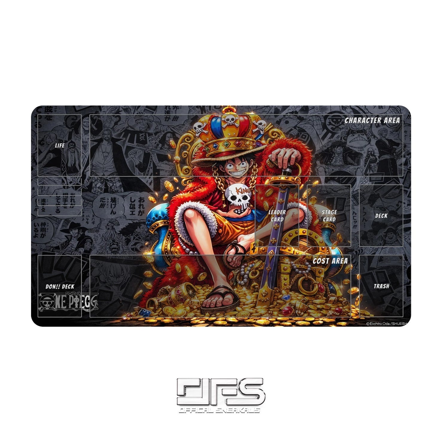 One Piece TCG Play Mat luffy Jump Festa