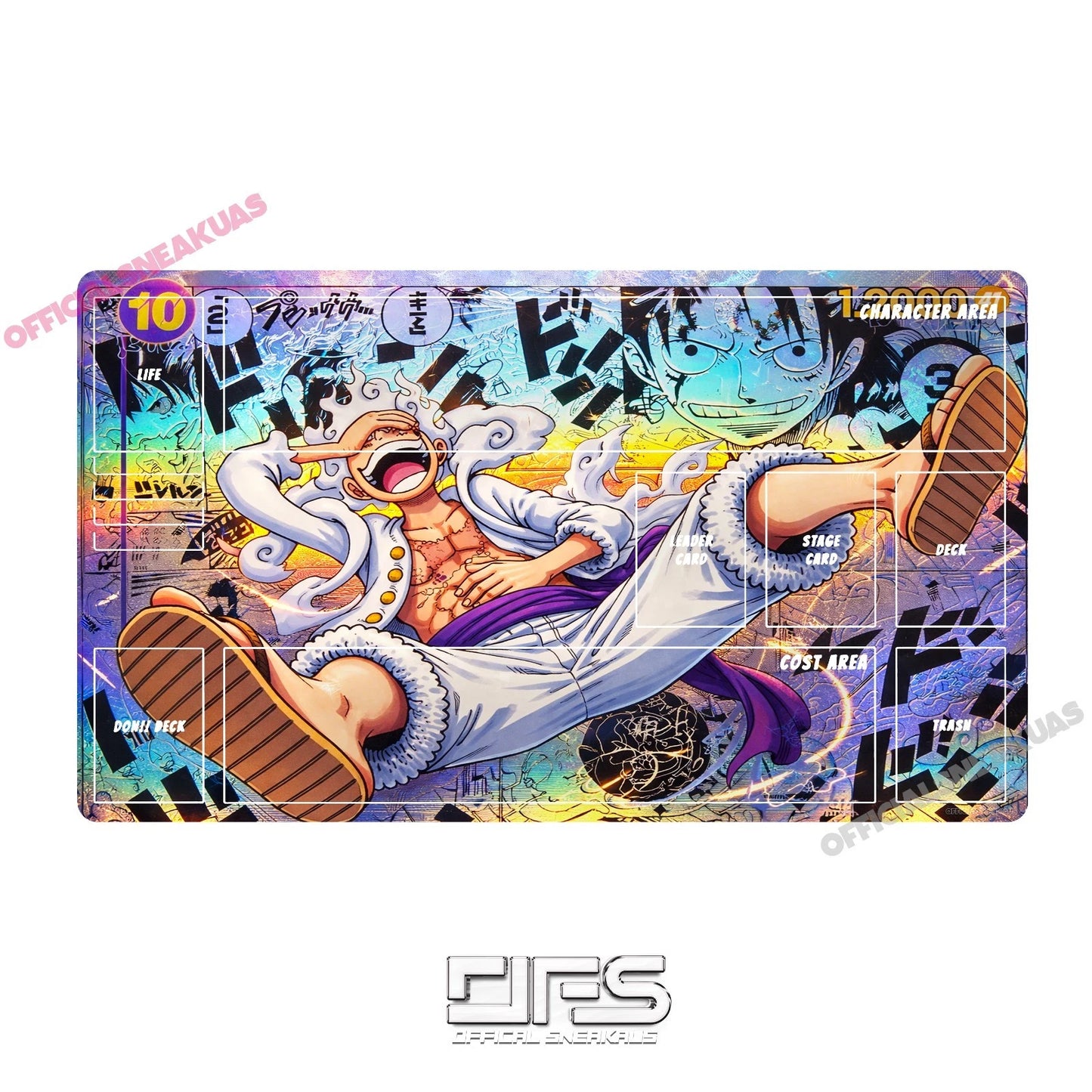 One Piece TCG Play Mat MANGA LUFFY V3