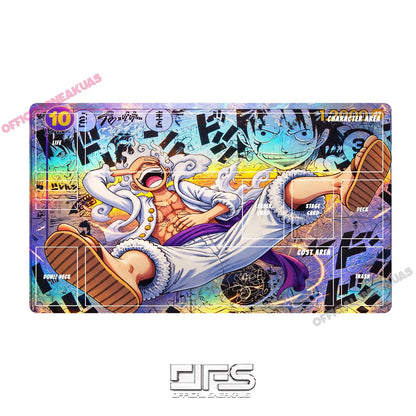 One Piece TCG Play Mat MANGA LUFFY V3