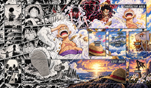 ONE PIECE PLAYMAT Luffy Nika manga