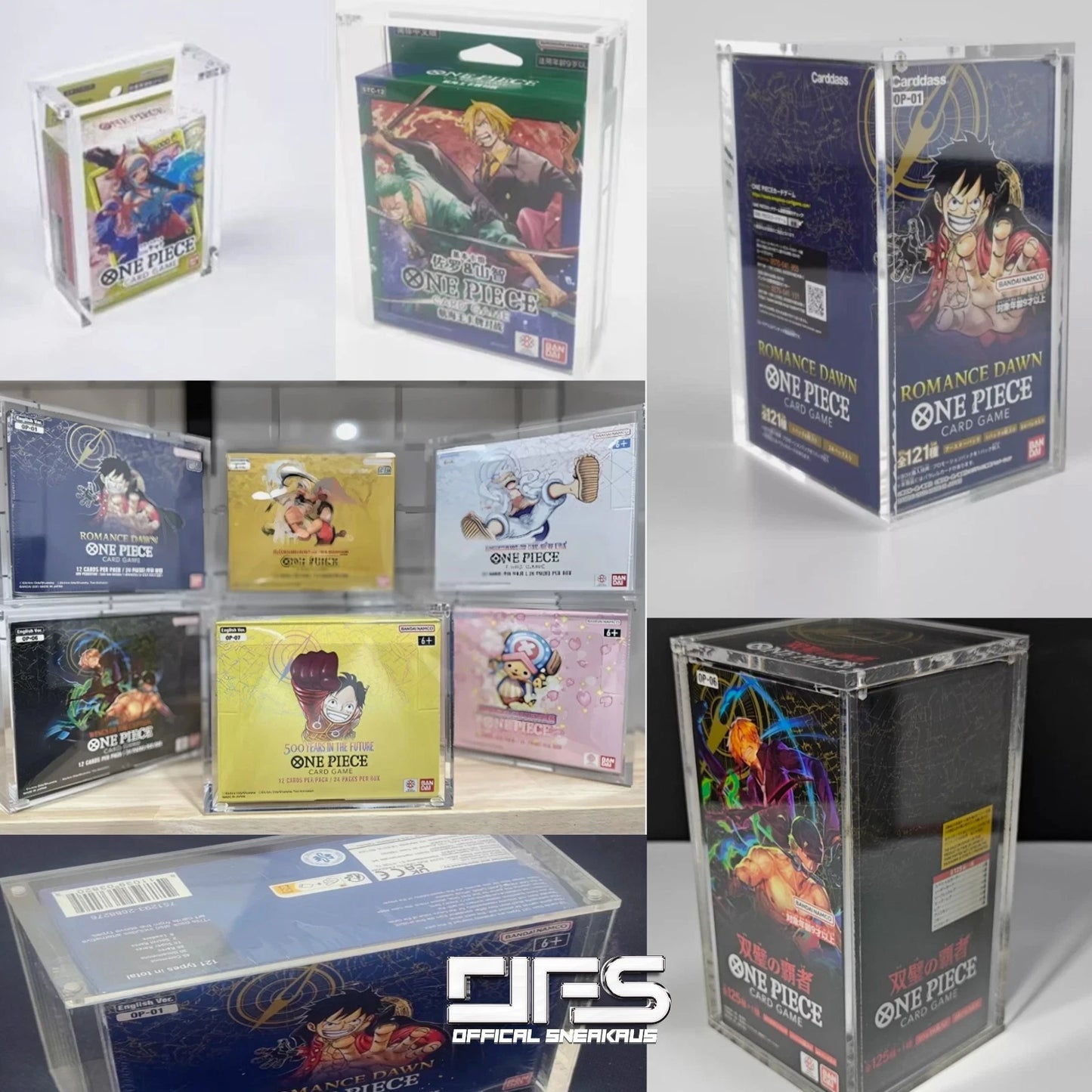 One Piece TCG Protectors, Decks, Boosters & More!