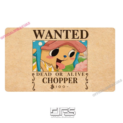 One Piece TCG Play mat WANTED poster CHOPPER