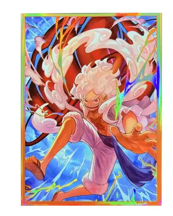 One Piece Card Sleeves Luffy G5 Holo 60pc