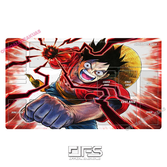 One Piece TCG Play Mat Luffy Promo