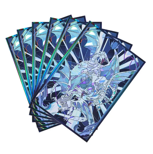 YGO Custom Card Sleeves 50PC Holographic Dragon