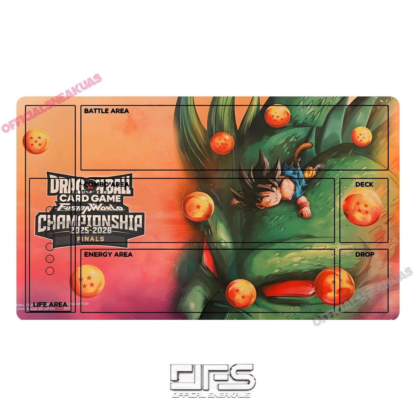 Dragon ball play mat Championship finals
