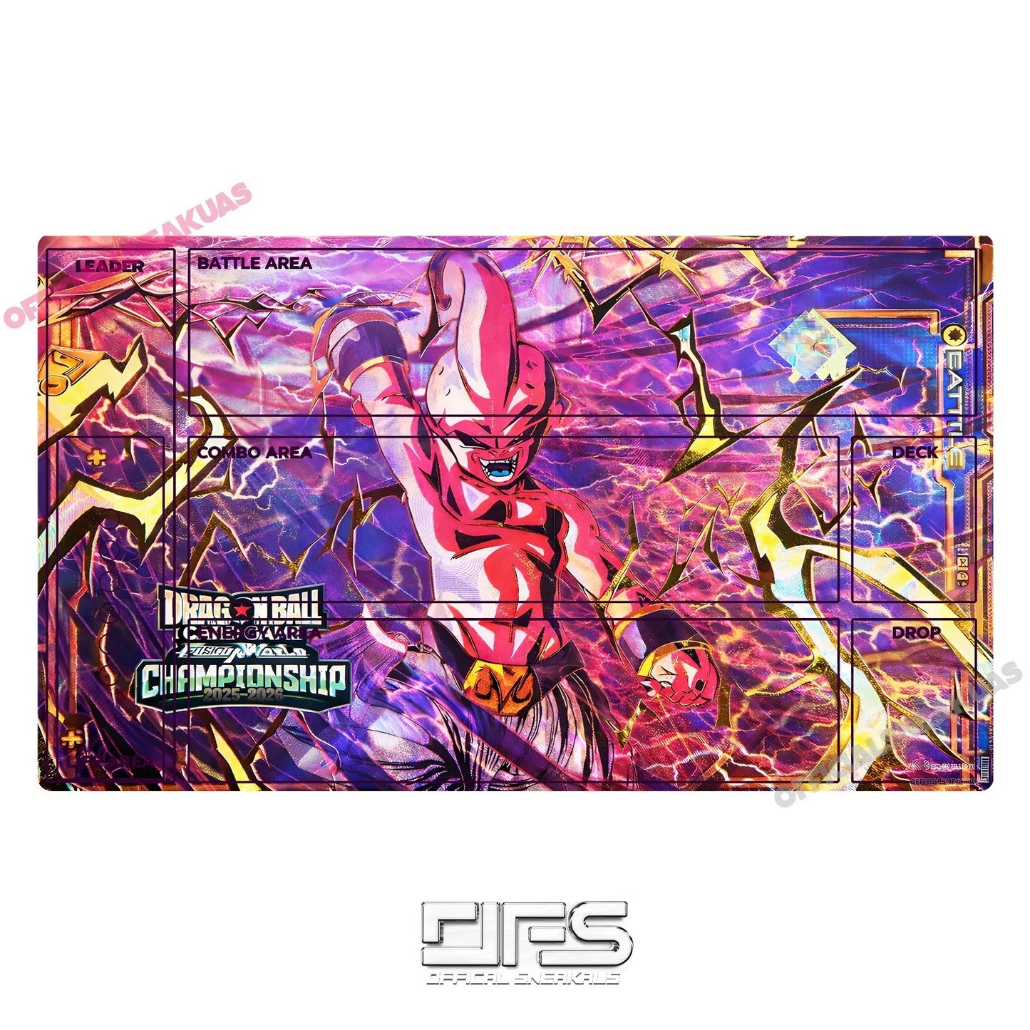 Dragon ball play mat Majin Buu Championship