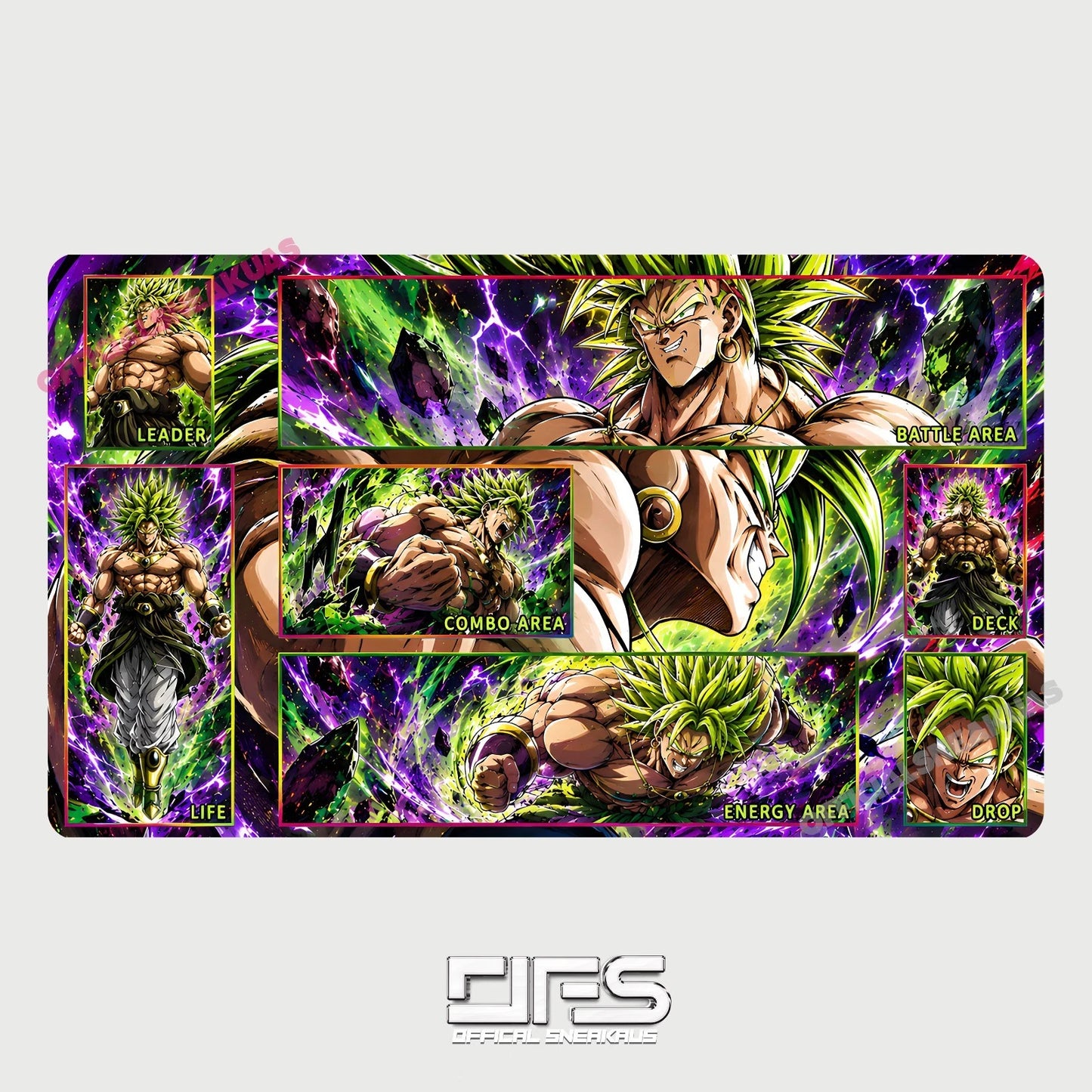 DRAGON BALL Z FUSION WORLDS PLAYMAT BROLY