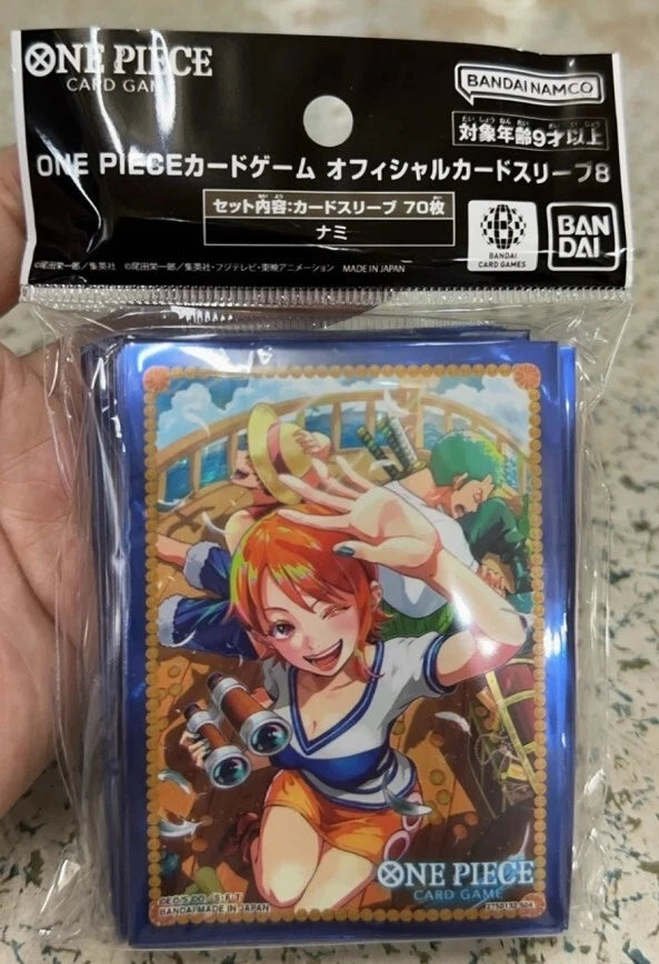 OPCG Standard Card Sleeves OFFICIAL BANDAI 70PC Nami