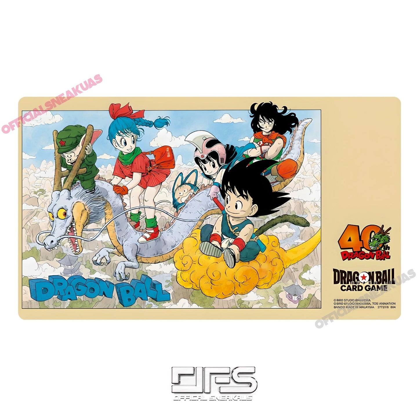 Dragon ball play mat 40th