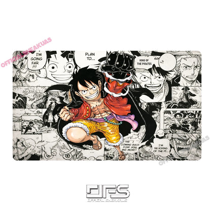 One Piece TCG Play Mat Luffy Manga OP09