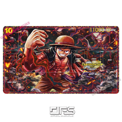 One Piece TCG Play Mat Luffy Championship