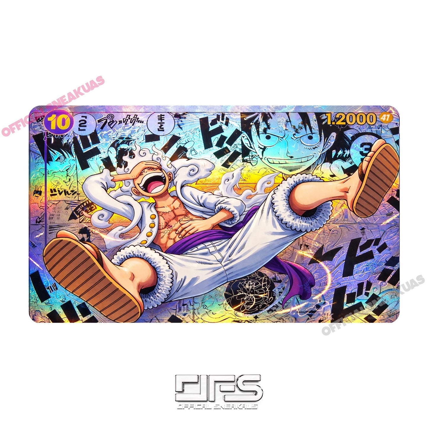 One Piece TCG Play Mat MANGA LUFFY V3