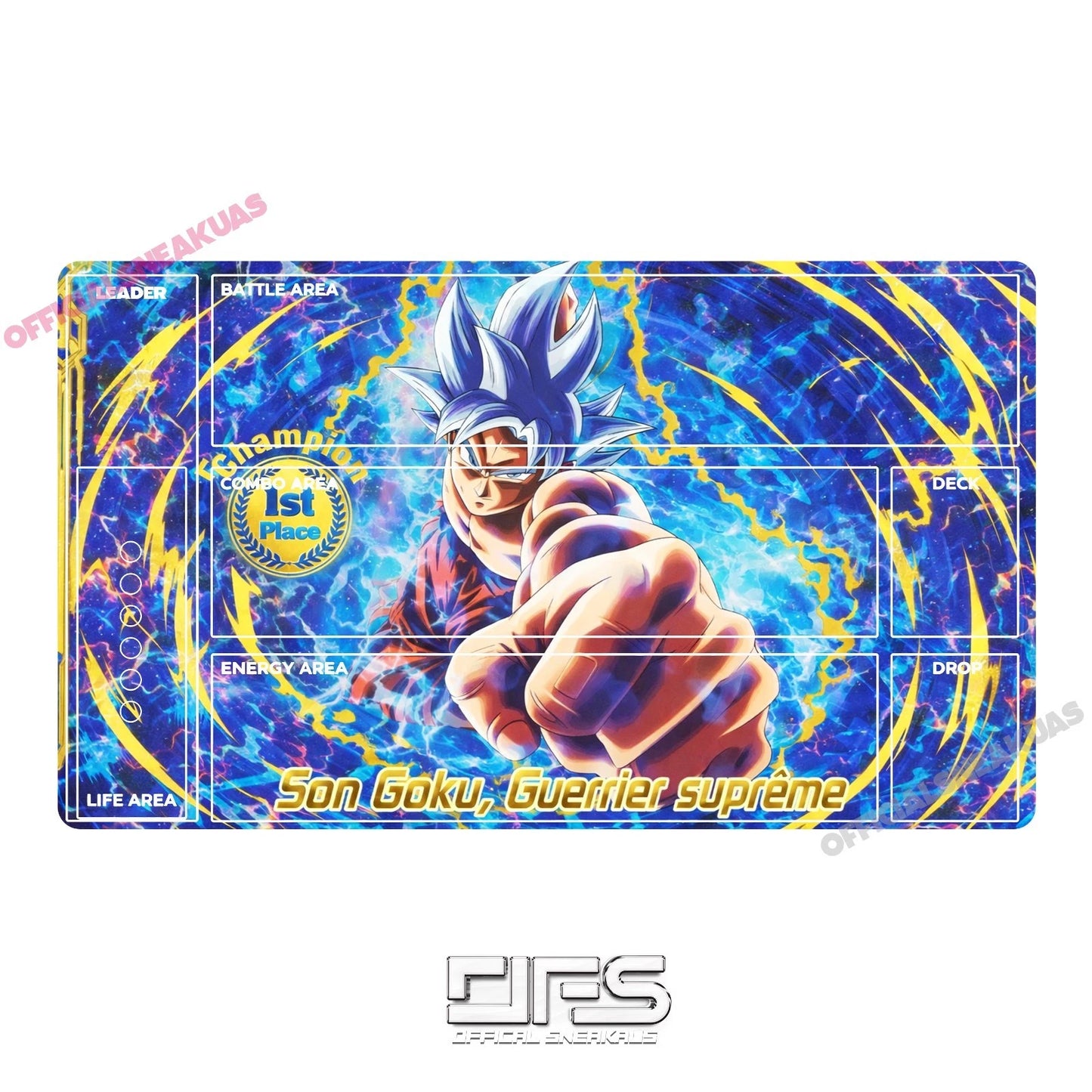 Dragon ball play mat championship 1st place French