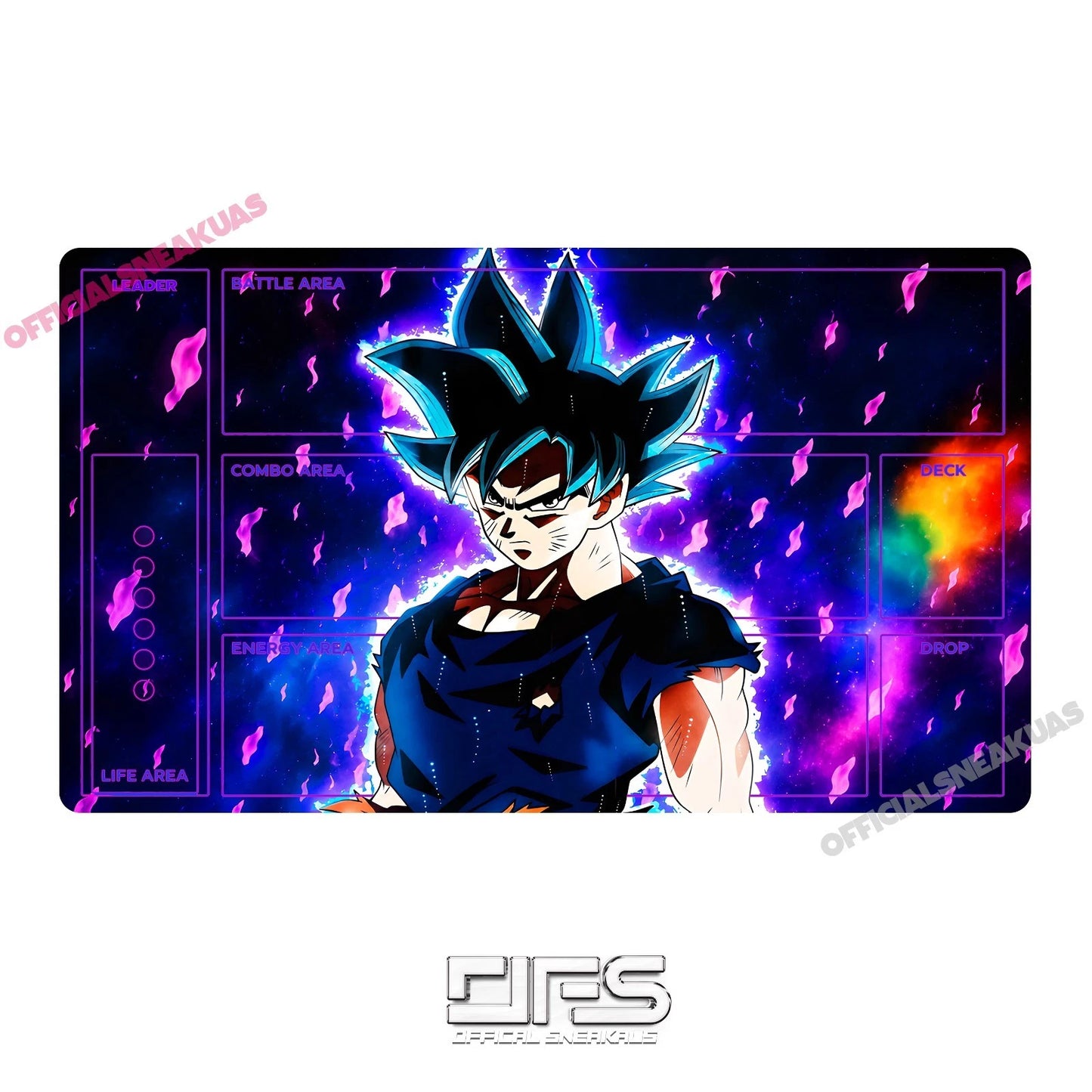 DRAGON BALL Z FUSION WORLDS PLAYMAT GOKU
